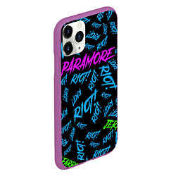 Чехол iPhone 11 Pro матовый Paramore RIOT!, цвет: 3D-фиолетовый — фото 2