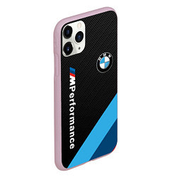 Чехол iPhone 11 Pro матовый BMW M PERFORMANCE, цвет: 3D-розовый — фото 2