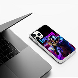 Чехол iPhone 11 Pro матовый FORTNITE, цвет: 3D-белый — фото 2