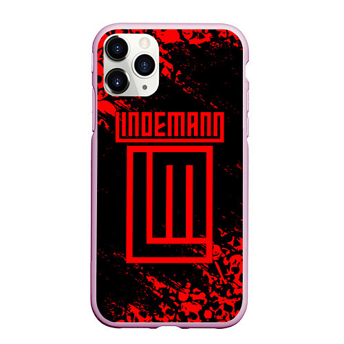 Чехол iPhone 11 Pro матовый LINDEMANN / 3D-Розовый – фото 1