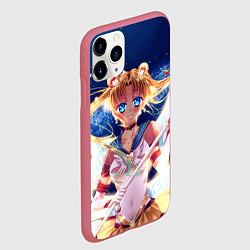 Чехол iPhone 11 Pro матовый SAILOR MOON, цвет: 3D-малиновый — фото 2