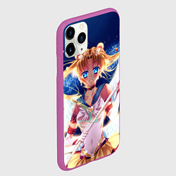 Чехол iPhone 11 Pro матовый SAILOR MOON, цвет: 3D-фиолетовый — фото 2