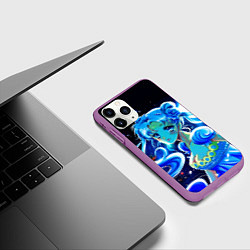 Чехол iPhone 11 Pro матовый СЕЙЛОР МУН, цвет: 3D-фиолетовый — фото 2