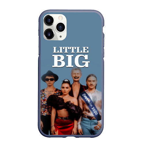 Чехол iPhone 11 Pro матовый Little Big / 3D-Серый – фото 1