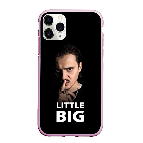 Чехол iPhone 11 Pro матовый Little Big: Илья Прусикин / 3D-Розовый – фото 1