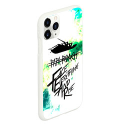 Чехол iPhone 11 Pro матовый Papa Roach, цвет: 3D-белый — фото 2