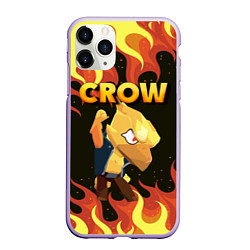 Чехол iPhone 11 Pro матовый BRAWL STARS CROW