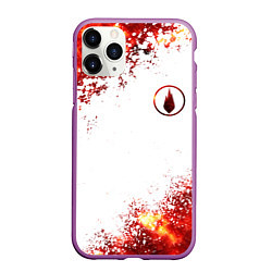Чехол iPhone 11 Pro матовый Thousand Foot Krutch, цвет: 3D-фиолетовый