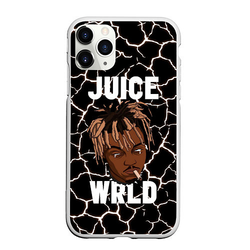 Чехол iPhone 11 Pro матовый Juice WRLD / 3D-Белый – фото 1