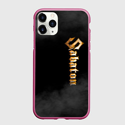 Чехол iPhone 11 Pro матовый SABATON, цвет: 3D-малиновый