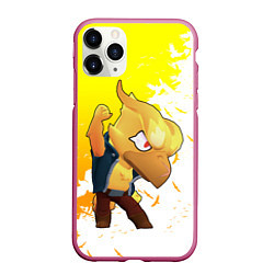 Чехол iPhone 11 Pro матовый BRAWL STARS CROW