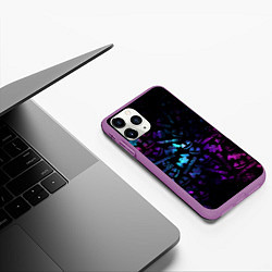 Чехол iPhone 11 Pro матовый MARSMELLO, цвет: 3D-фиолетовый — фото 2