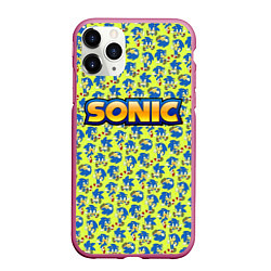 Чехол iPhone 11 Pro матовый SONIC