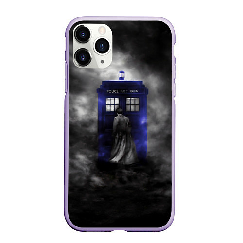 Чехол iPhone 11 Pro матовый THE DOCTOR / 3D-Светло-сиреневый – фото 1