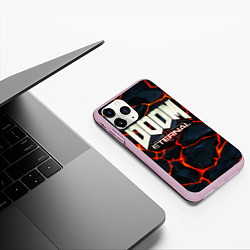 Чехол iPhone 11 Pro матовый DOOM: ETERNAL, цвет: 3D-розовый — фото 2