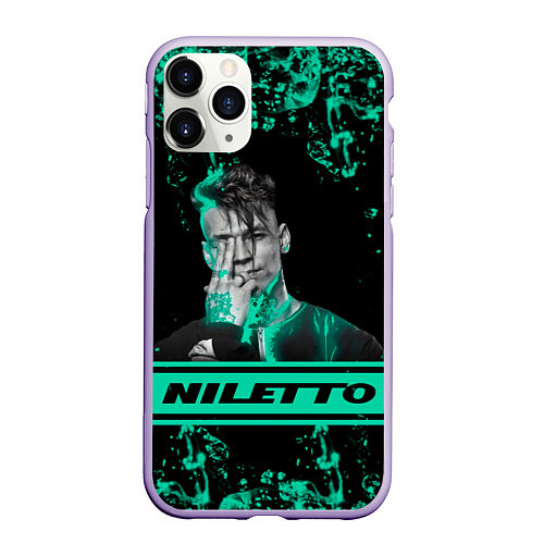 Чехол iPhone 11 Pro матовый NILETTO / 3D-Светло-сиреневый – фото 1