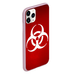 Чехол iPhone 11 Pro матовый Plague Inc, цвет: 3D-розовый — фото 2