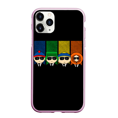 Чехол iPhone 11 Pro матовый South Park / 3D-Розовый – фото 1