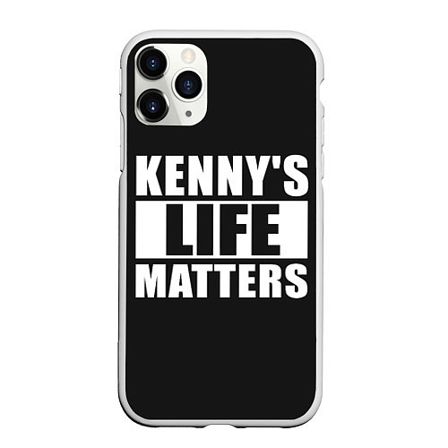 Чехол iPhone 11 Pro матовый KENNYS LIFE MATTERS / 3D-Белый – фото 1