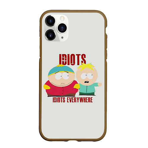 Чехол iPhone 11 Pro матовый South Park / 3D-Коричневый – фото 1