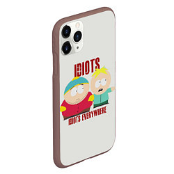 Чехол iPhone 11 Pro матовый South Park, цвет: 3D-коричневый — фото 2