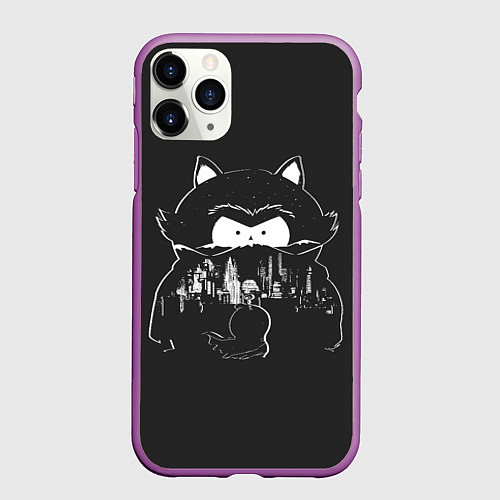 Чехол iPhone 11 Pro матовый South Park / 3D-Фиолетовый – фото 1
