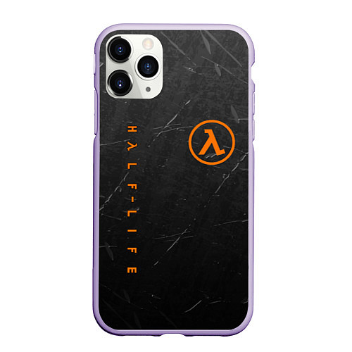 Чехол iPhone 11 Pro матовый HALF-LIFE / 3D-Светло-сиреневый – фото 1