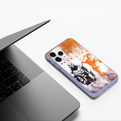 Чехол iPhone 11 Pro матовый Half life attack, цвет: 3D-светло-сиреневый — фото 2