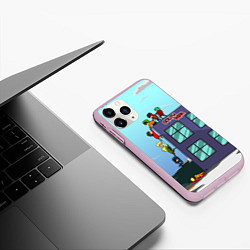 Чехол iPhone 11 Pro матовый Южный парк, цвет: 3D-розовый — фото 2