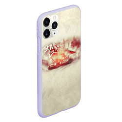 Чехол iPhone 11 Pro матовый С ДНЁМ ПОБЕДЫ!, цвет: 3D-светло-сиреневый — фото 2
