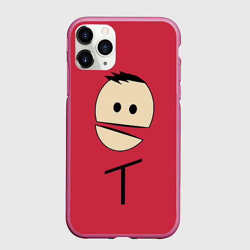 Чехол iPhone 11 Pro матовый South Park Терренс Косплей / 3D-Малиновый – фото 1