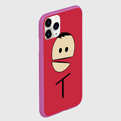 Чехол iPhone 11 Pro матовый South Park Терренс Косплей, цвет: 3D-фиолетовый — фото 2
