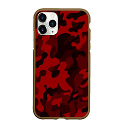 Чехол iPhone 11 Pro матовый RED MILITARY, цвет: 3D-коричневый