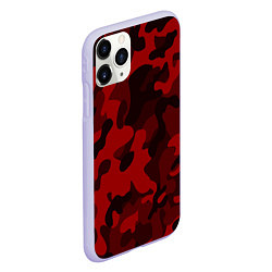 Чехол iPhone 11 Pro матовый RED MILITARY, цвет: 3D-светло-сиреневый — фото 2