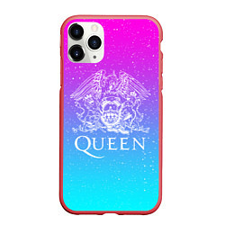 Чехол iPhone 11 Pro матовый QUEEN, цвет: 3D-красный