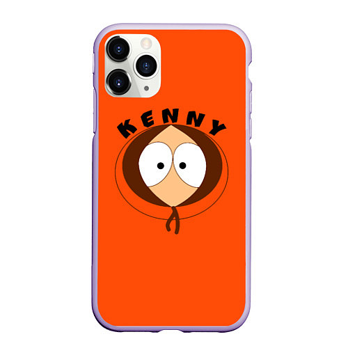 Чехол iPhone 11 Pro матовый KENNY / 3D-Светло-сиреневый – фото 1