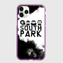 Чехол iPhone 11 Pro матовый South Park, цвет: 3D-фиолетовый