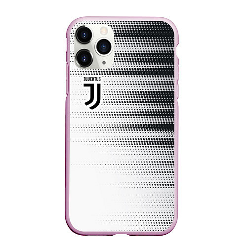 Чехол iPhone 11 Pro матовый Форма Ювентуса / 3D-Розовый – фото 1