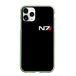 Чехол iPhone 11 Pro матовый MASS EFFECT N7