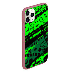 Чехол iPhone 11 Pro матовый Roblox, цвет: 3D-малиновый — фото 2