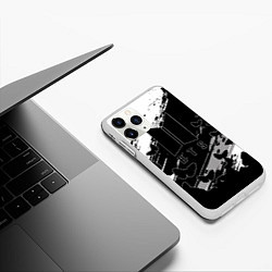 Чехол iPhone 11 Pro матовый BTS, цвет: 3D-белый — фото 2