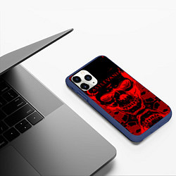 Чехол iPhone 11 Pro матовый Castlevania, цвет: 3D-тёмно-синий — фото 2