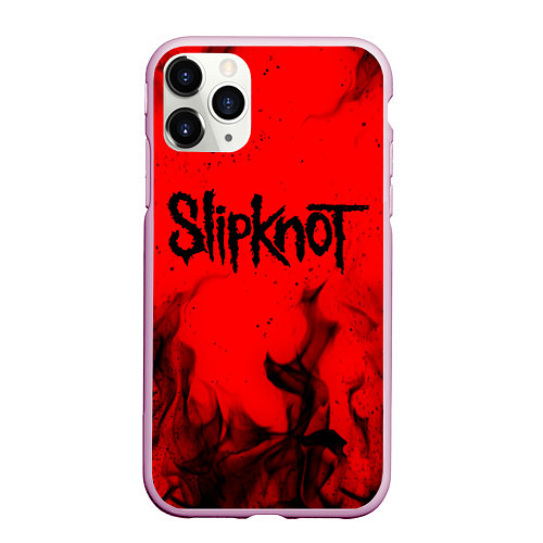 Чехол iPhone 11 Pro матовый SLIPKNOT / 3D-Розовый – фото 1