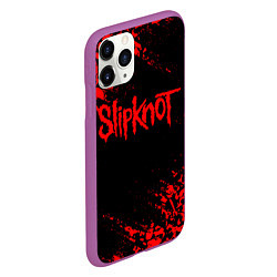 Чехол iPhone 11 Pro матовый SLIPKNOT, цвет: 3D-фиолетовый — фото 2