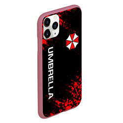 Чехол iPhone 11 Pro матовый UMBRELLA CORP, цвет: 3D-малиновый — фото 2