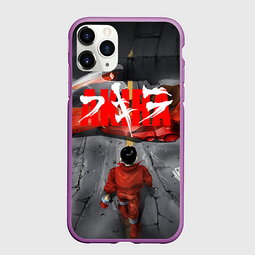 Чехол iPhone 11 Pro матовый AKIRA / 3D-Фиолетовый – фото 1