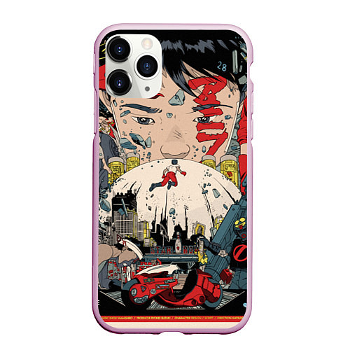 Чехол iPhone 11 Pro матовый AKIRA / 3D-Розовый – фото 1