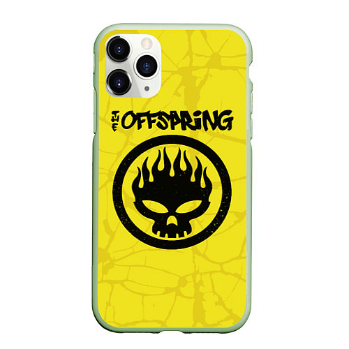 Чехол iPhone 11 Pro матовый The Offspring / 3D-Салатовый – фото 1