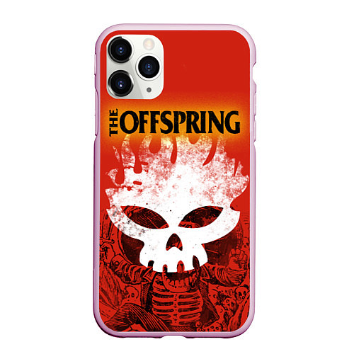 Чехол iPhone 11 Pro матовый The Offspring / 3D-Розовый – фото 1