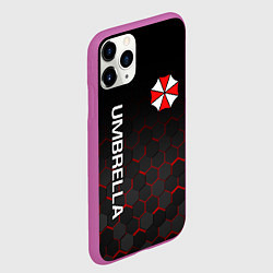 Чехол iPhone 11 Pro матовый UMBRELLA CORP, цвет: 3D-фиолетовый — фото 2